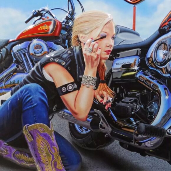 Finishing Touch, Harley Davidson - Ande Rooney Inc Collectible 💸 - Picture 3 of 3